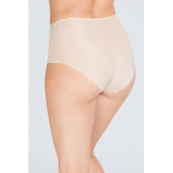 Neviditelné kalhotky s vysokým pasem v béžové barvě | Babell