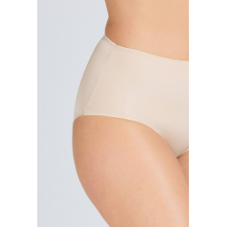 Neviditelné kalhotky s vysokým pasem v béžové barvě | Babell