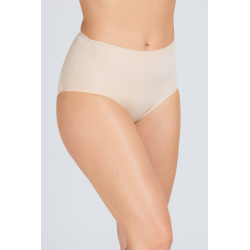 Neviditelné kalhotky s vysokým pasem v béžové barvě | Babell
