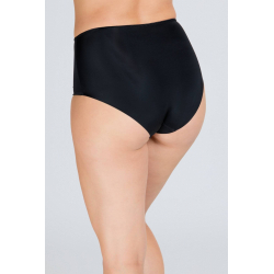 Neviditelné kalhotky s vysokým pasem v černé barvě | Babella