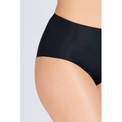 Neviditelné kalhotky s vysokým pasem v černé barvě | Babella