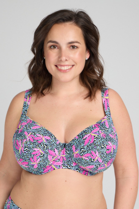 Nevyztužená plavková podprsenka pro velká prsa