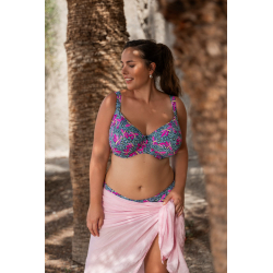 Nevyztužená plavková podprsenka pro velká prsa