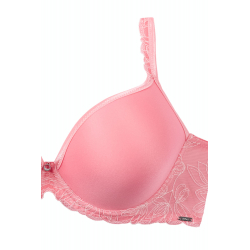 Lososová podprsenka vykouzlí krásný dekolt | Triola