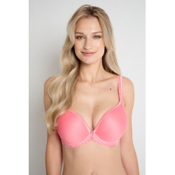 Lososová podprsenka vykouzlí krásný dekolt | Triola