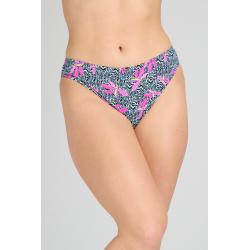 Plavkové klasické kalhotky s letním vzorem | Triola