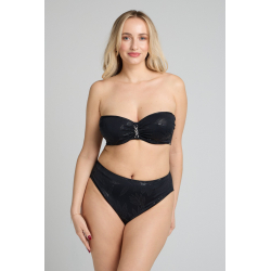 Plavková podprsenka s lesklým efektem vykouzlí svůdný dekolt