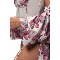 Romantický saténový župan Dorina D001359SW004