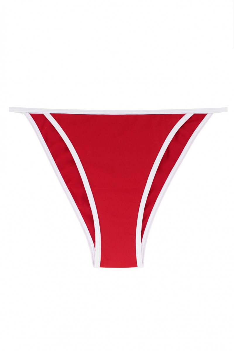 Sexy červené plavkové kalhotky, dámské plavky