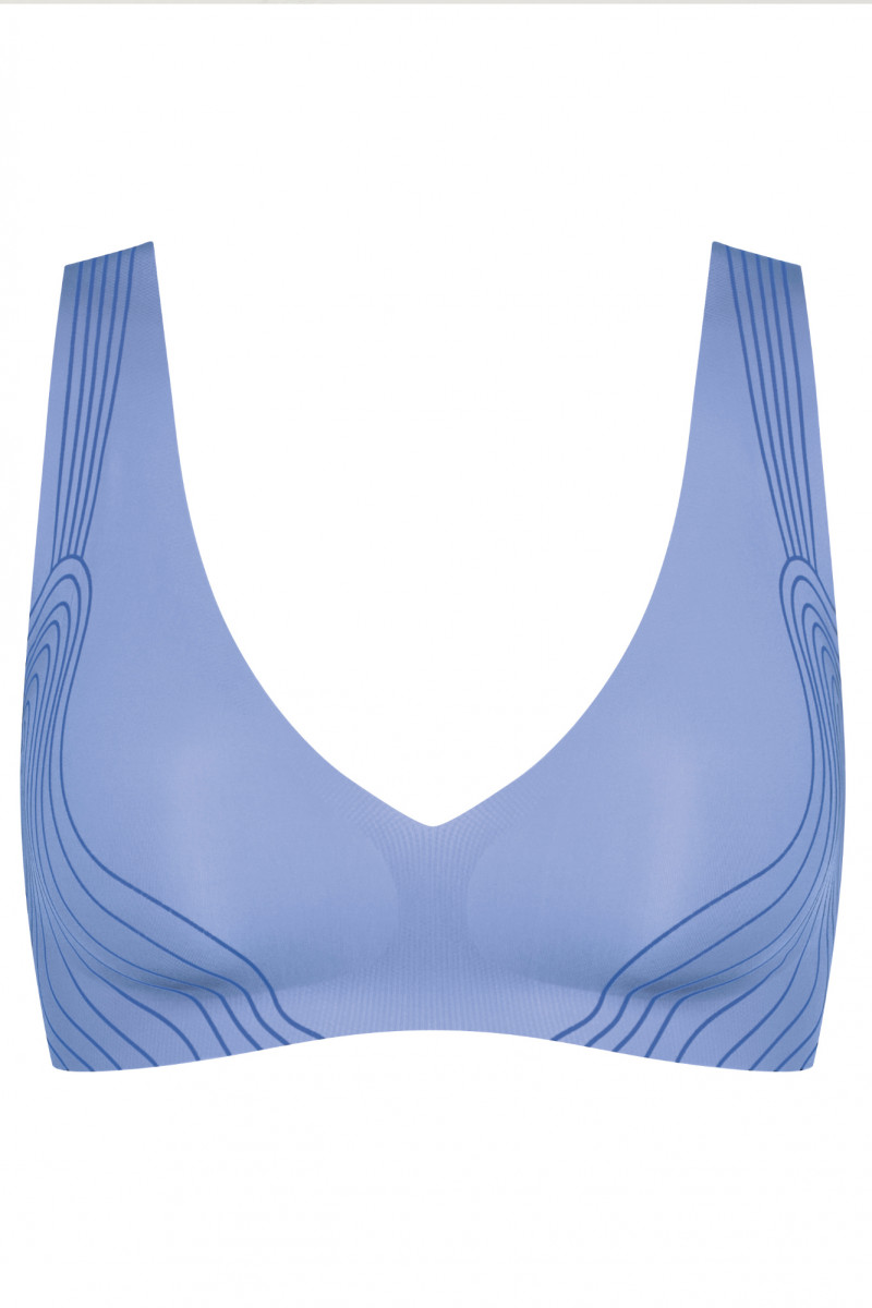 Modrá podprsenka Sloggi Zero Feel Soft Bra | Triola