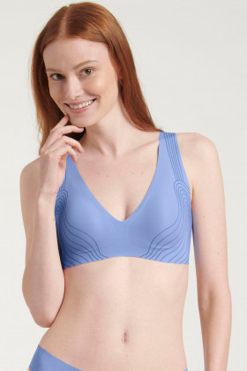 Modrá podprsenka Sloggi Zero Feel Soft Bra | Triola