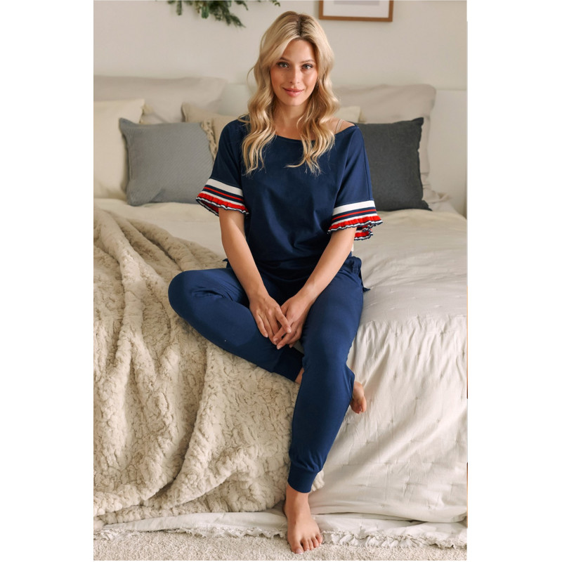 Dámské pyžamo Doctor Nap PM.4503 - barva:NAPNBLU/NAVY BLUE, velikost:XL
