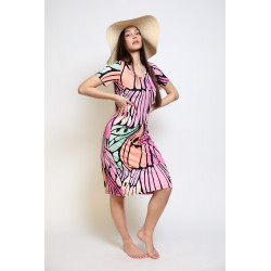Letní šaty s krátkým rukávem Lady Belty 23V-1028V-89