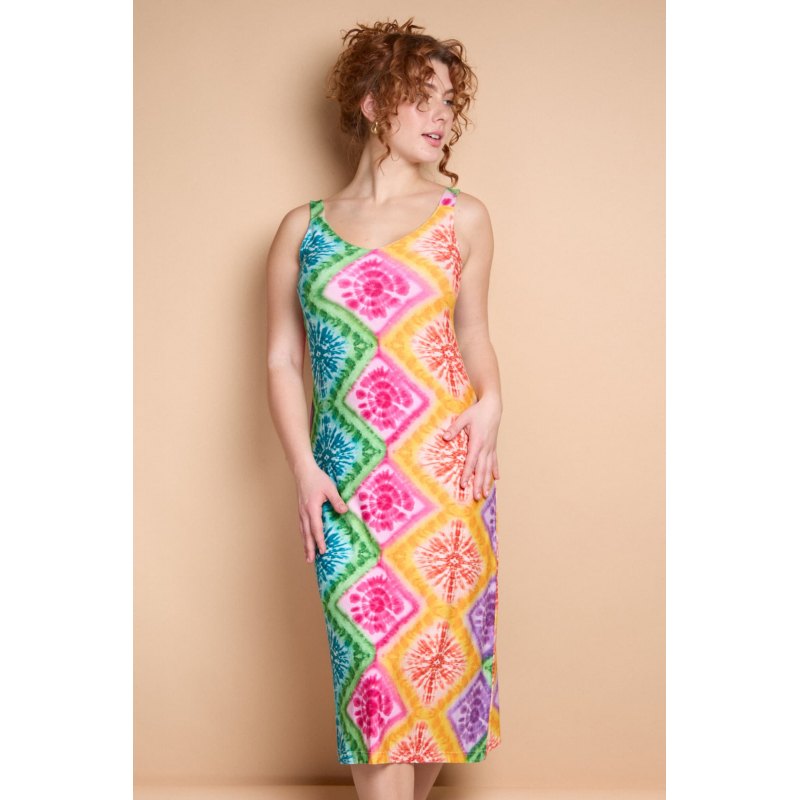 Plážové šaty Lady Belty - barva:BELUNICO/potisk, velikost:XL