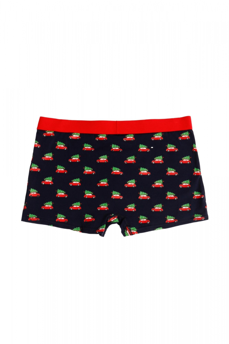Pánské vánoční boxerky tmavě modré