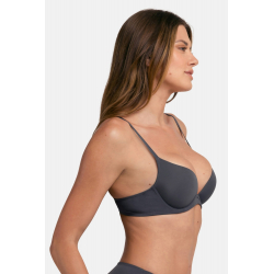 Šedo růžová sada push-up podprsenek Dorina Radha