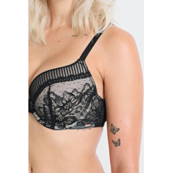 Černá podprsenka push-up Dorina Skylar