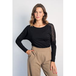 Viskózová dámská halenka – elegantní, černá