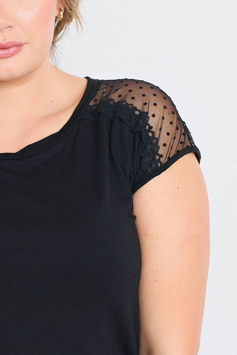 Elegantní dámská halenka s krátkými rukávy Eldar