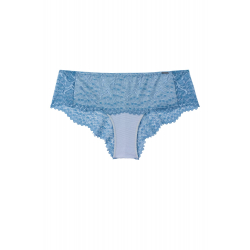 Kalhotky panty v modré barvě s jemnou krajkou | Triola