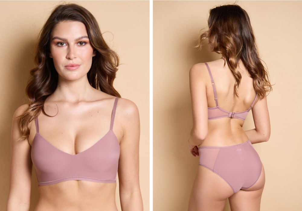 Sloggi Soft Adapt braletka starorůžová