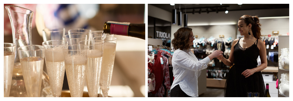 Welcome drink na Triola Styling Day