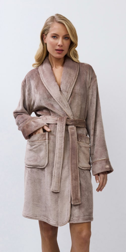 Aruelle dámský župan hnědý