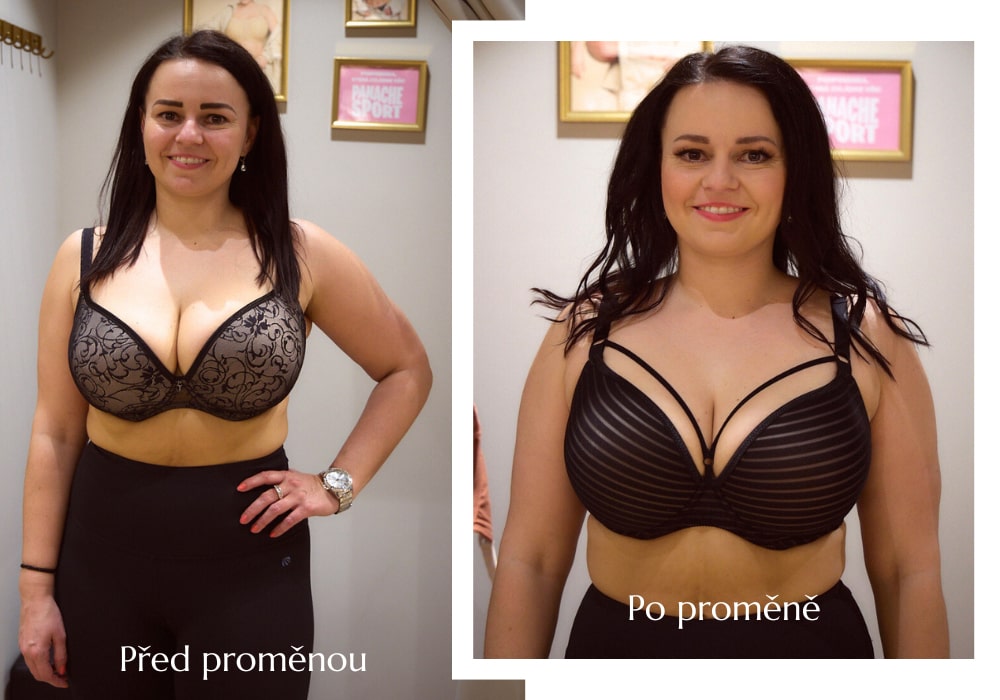 Jana před a po proměně