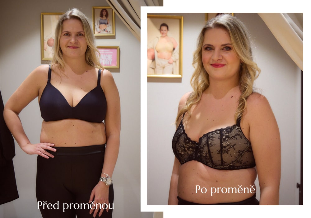 Adéla před a po proměně