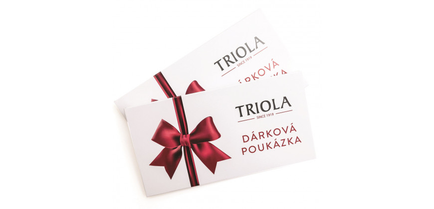 Soutěž o 3 poukázky Triola v hodnotě 5 000 Kč